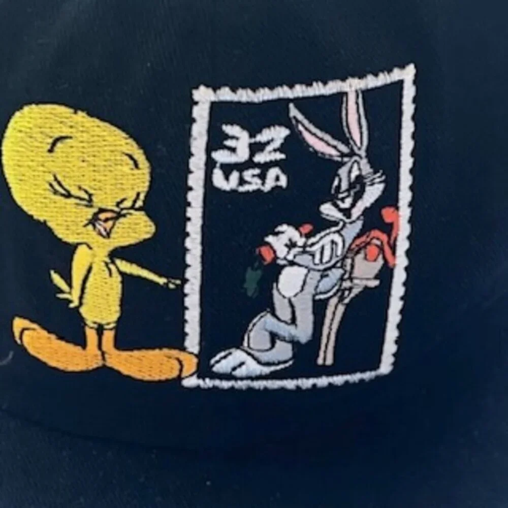NEW‎ Vintage 1997 Bugs Bunny & Tweedy kids cap Looney Tunes adjustable hat